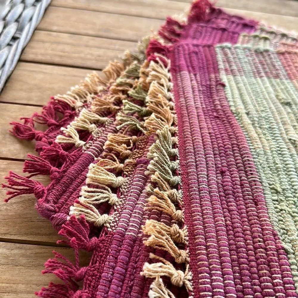 Homegoods Weaved Striped Placemats Decor (4)
